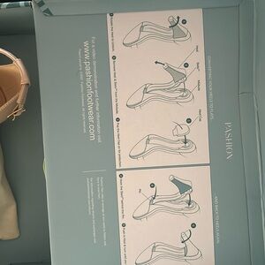 Shoes that convert from heels to flats.